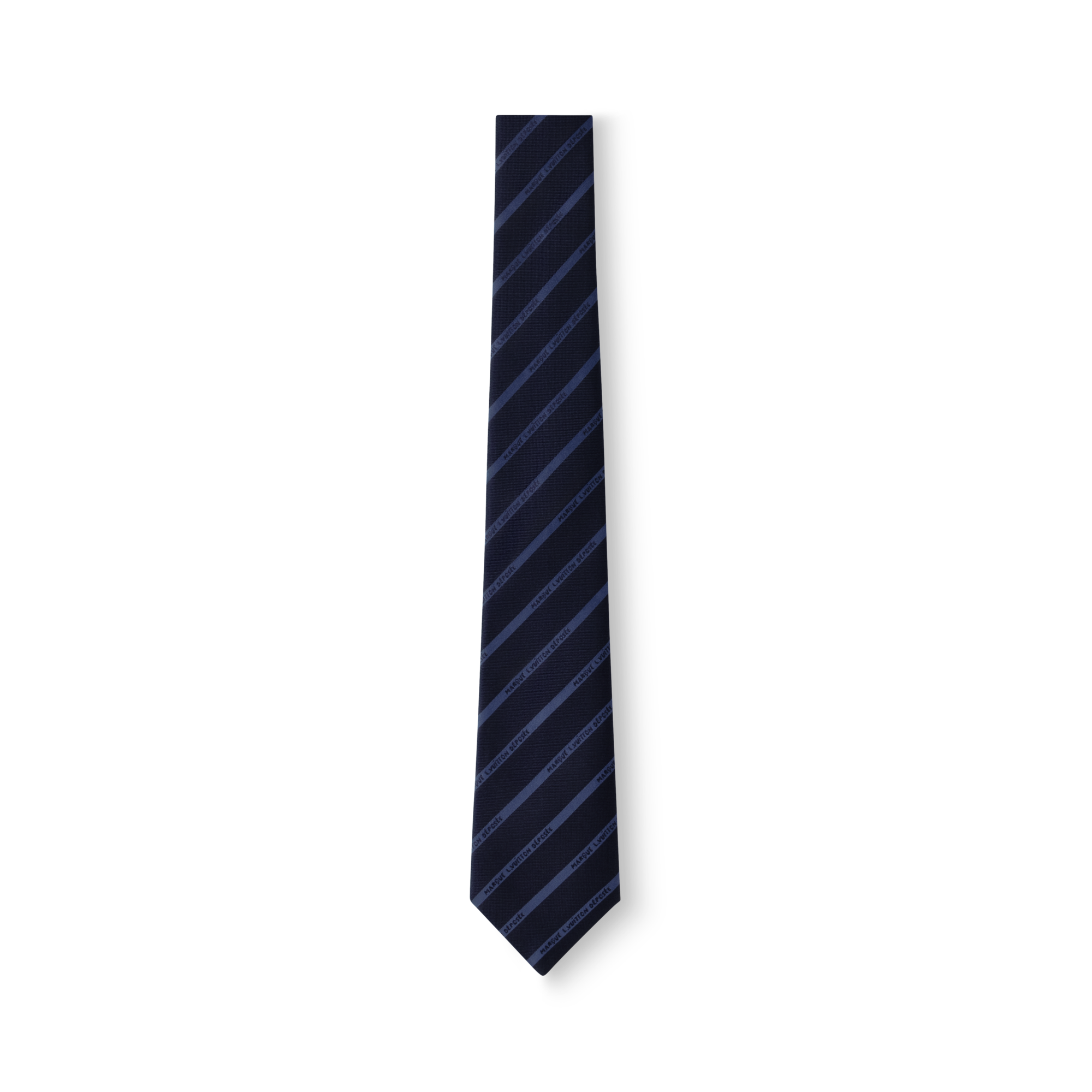 Marque L.Vuitton Deposée Stripes Tie S00 - Men - Accessories